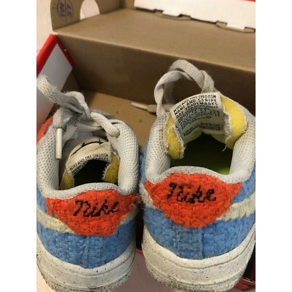 Nike Air Force 1 Low LV8 Next Nature Hemp MultiColor Size 8 Toddler - Picture 4 of 5